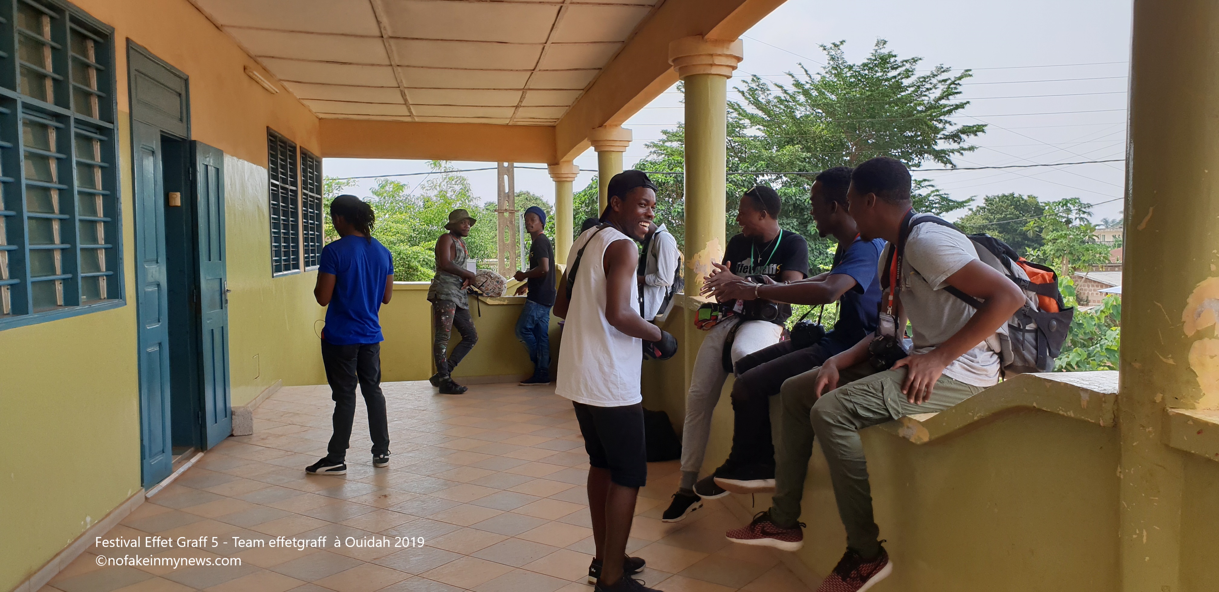 Festival Effet Graff 5 - Team effetgraff à Ouidah 2019- ©nofakeinmynews