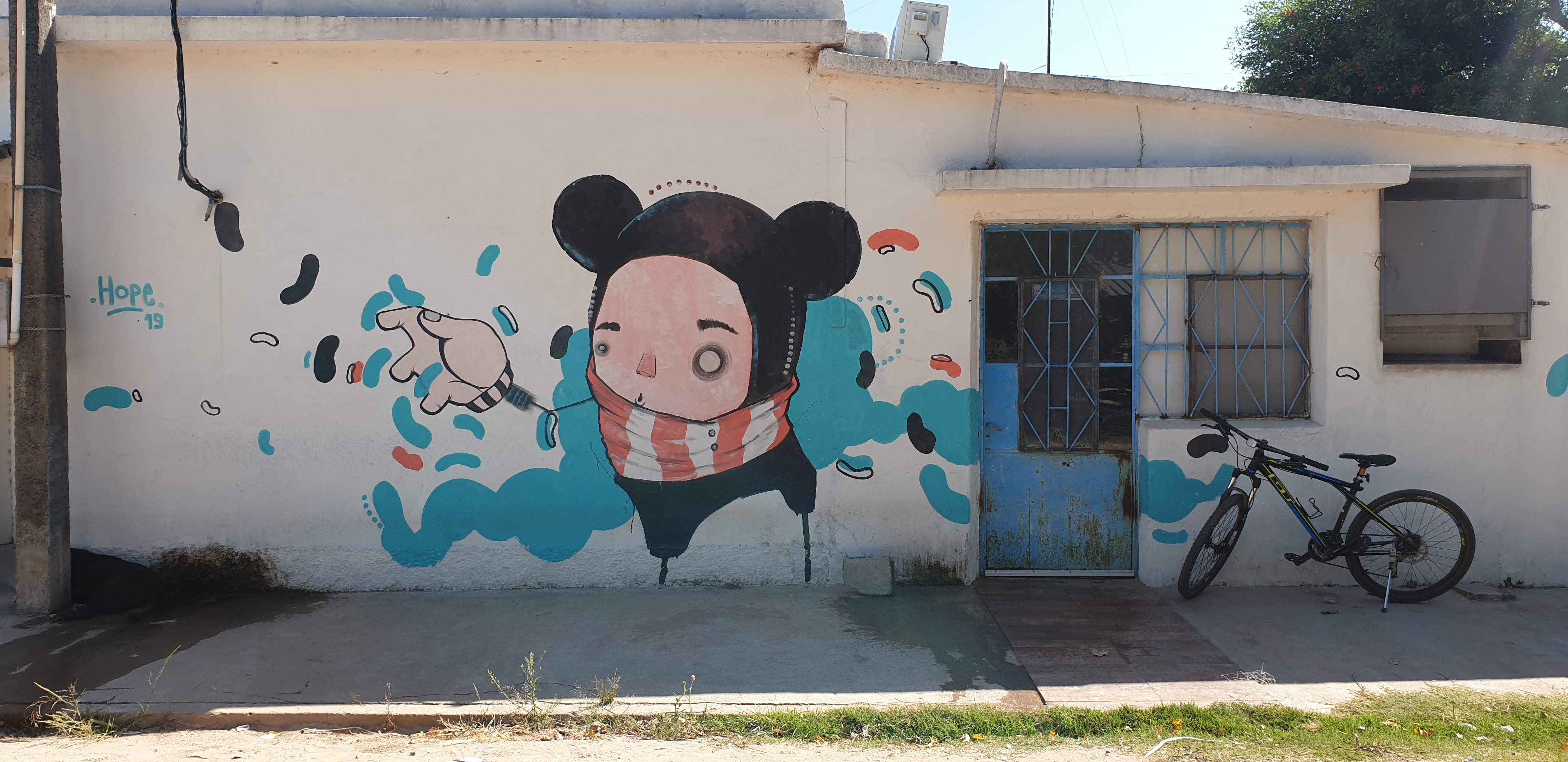 Mur réalisé par HOPE - Villa Soriano - Uruguay 2020 - ©nofakeinmynews.com
