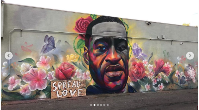 Fresque réalisée à Denver . Image issue du compte Instagram @hieroveiga
